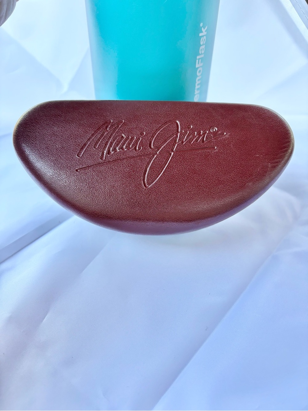 Maui Jim Brown Hard Shell Sunglasses Case Authentic Replacement Eyewear Case